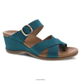 Dansko kadınlar Aubree deniz mavisi sandalet FD66Z0129 Dansko Booties
