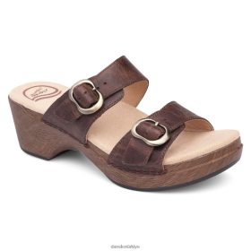 Dansko kadınlar Sophie tik vintage çek sandalet FD66Z0138 Dansko Booties