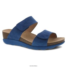 Dansko kadınlar deli mavi öğütülmüş nubuck sandalet FD66Z0149 Dansko Türkiye
