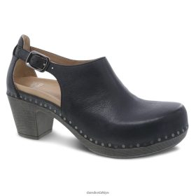 Dansko kadınlar küstah Siyah freze nubuck Topuklar ve Kama FD66Z0297 Dansko Booties