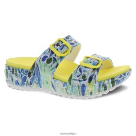 Dansko kadınlar kandi hippi çiçek sandalet FD66Z093 Dansko Booties