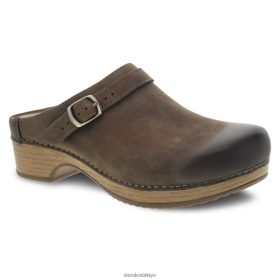 Dansko kadınlar meyve mantar açılmış nubuck katırlar ve kayma FD66Z0165 Dansko Booties