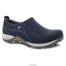 Dansko kadınlar patti lacivert freze nubuck spor ayakkabı ve dış mekan FD66Z0214 Dansko Ayakkabı Türkiye
